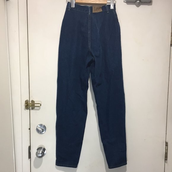 VINTAGE LEE HIGH RISE JEANS SIZE 5 - Picture 3 of 7